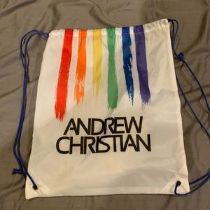 Andrew Christian drawstring bag